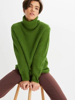 Sweter z golfem bonprix