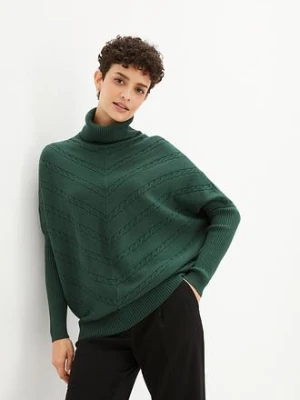 Sweter z golfem bonprix