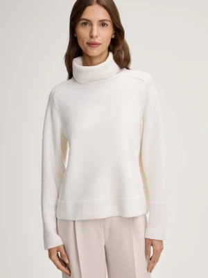 Sweter z golfem Kristin w kolorze kremowym Joop