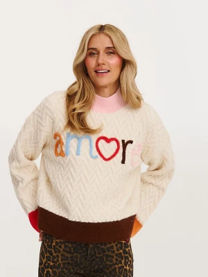 Sweter z golfem Loud Heart S/M