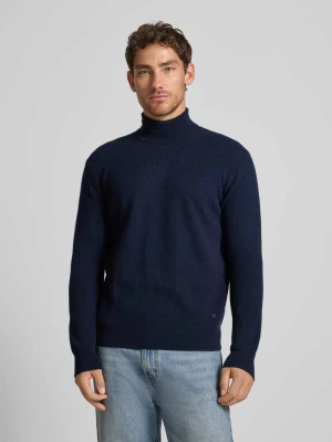 Sweter z golfem o kroju regular fit z czystej wełny Manuel Ritz