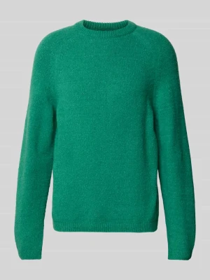 sweter o kroju regular fit z dodatkiem wełny Closed Neonowy zielony