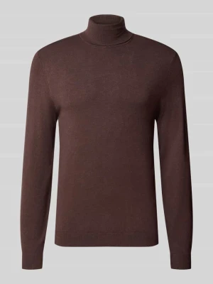 Sweter z golfem o kroju slim fit z mieszanki wiskozy MCNEAL