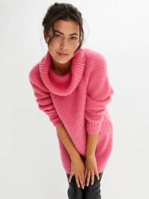 Sweter z golfem oversize bonprix