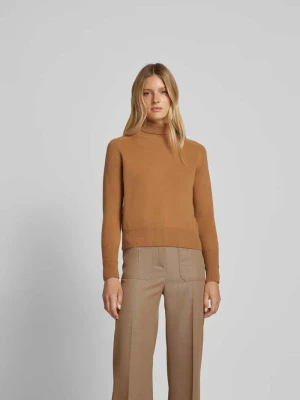 Sweter z golfem Victoria Beckham Camel