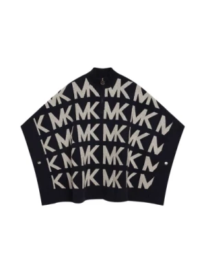 Sweter z golfem w stylu peleryny Michael Kors