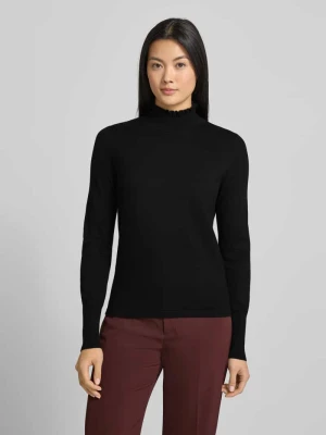 Sweter z golfem z mieszanki wiskozy model ‘Polluna’ Opus