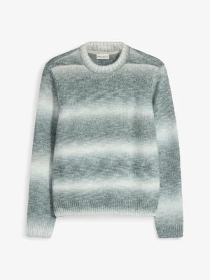 Sweter z grubej dzianiny z domieszką wełny, w cieniowanym kolorze BonPrix