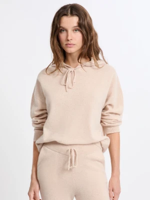 Sweter z kapturem z kaszmiru Etam