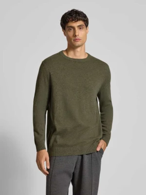 Sweter z kaszmiru o kroju regular fit z okrągłym dekoltem Christian Berg Men