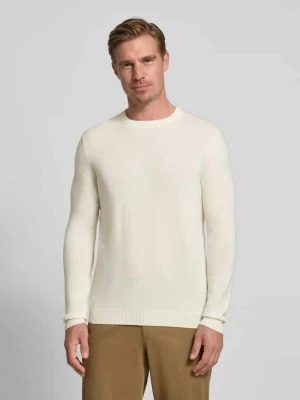 Sweter z kaszmiru o kroju regular fit z okrągłym dekoltem Christian Berg Men