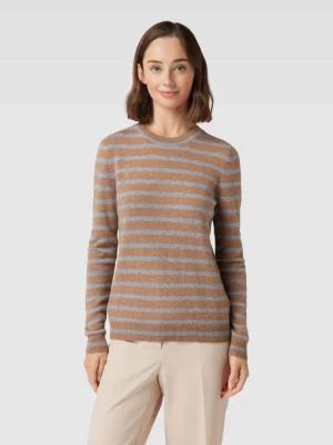 Sweter z kaszmiru z wzorem w paski Christian Berg Woman