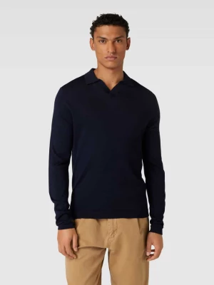 Sweter z kołnierzykiem polo w jednolitym kolorze Selected Homme
