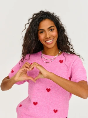 Sweter z krótkim rękawem Heartbeat S/M