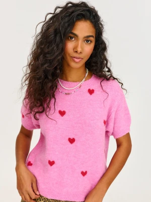 Sweter z krótkim rękawem Heartbeat S/M