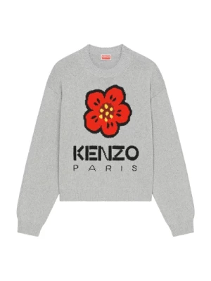 Sweter z Kwiatowym Nadrukiem Kenzo