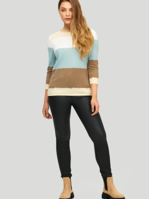Sweter z miękkiej dzianiny z nadrukiem Greenpoint
