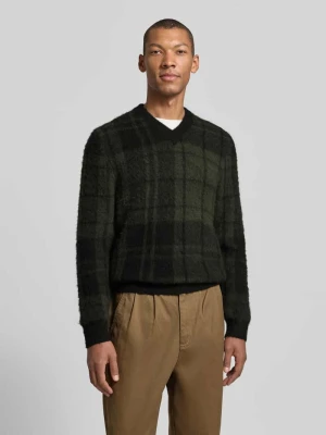 Sweter z miękkiej mieszanki wełny Barbour Czarny