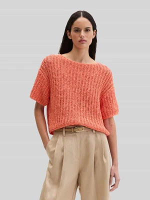 Sweter z mieszanki bawełny o kroju relaxed fit Marc O'Polo