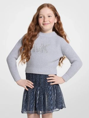 Sweter z mieszanki bawełny z logo Michael Kors Kids