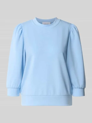 Sweter z mieszanki modalu Rich & Royal Jasnoniebieski