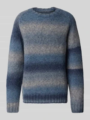 Sweter z mieszanki wełny Forét Niebieski