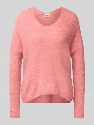 Sweter z mieszanki wełny i alpaki, krój regular fit, model 'Thora' MOS MOSH