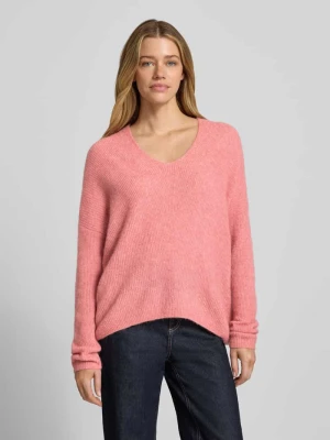 Sweter z mieszanki wełny i alpaki, krój regular fit, model 'Thora' MOS MOSH