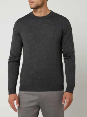 Sweter z mieszanki wełny merino model ‘Town’ Selected Homme