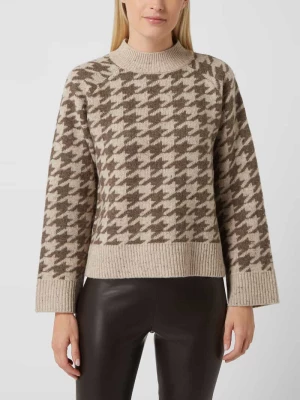 Sweter z mieszanki wełny model ‘Birdy’ Selected Femme