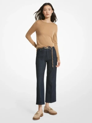 Sweter z mieszanki wełny z merynosów Michael Kors