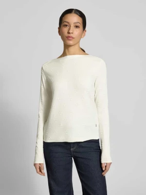 Sweter z mieszanki wiskozy o kroju regular fit model 'Grace' ZABAIONE