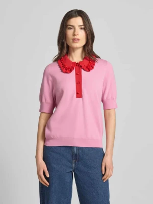 Sweter z mieszanki wiskozy o kroju regular fit, model 'JEWELRY' Essentiel Antwerp