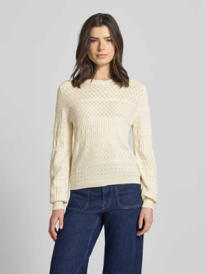 Sweter z mieszanki wiskozy w kroju regular fit model 'Milos' Vila