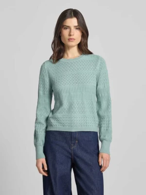 Sweter z mieszanki wiskozy w kroju regular fit model 'Milos' Vila