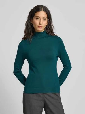 Sweter z mieszanki wiskozy z golfem comma