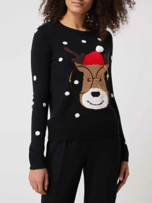 Sweter z motywem świątecznym model ‘Tinsel’ Vero Moda