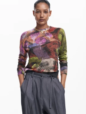 Sweter z nadrukiem M. Christian Lacroix Desigual