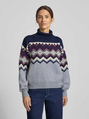 Sweter z norweskim wzorem z mieszanki wełny model ‘RANDABERG’ Dale of Norway