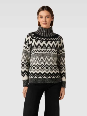 Sweter z norweskim wzorem ze wzorem na całej powierzchni Jake*s Casual