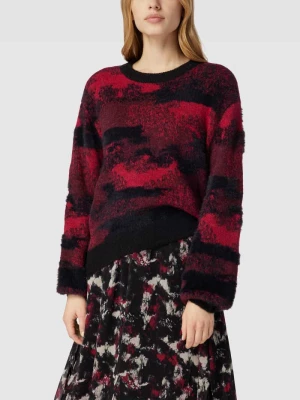 Sweter z obszyciem w kontrastowym kolorze model ‘SHIMMERING MOMENTS’ Taifun