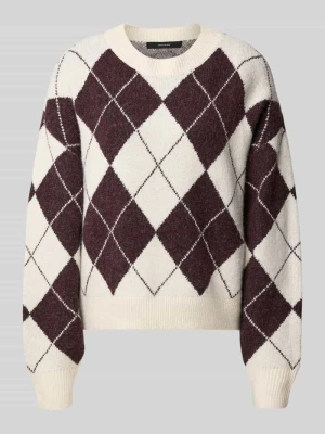 Sweter z okrągłym dekoltem Vero Moda Écru