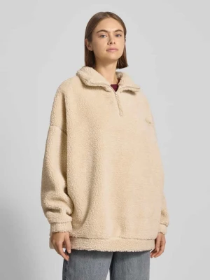 Sweter z polaru o kroju oversized z zamkiem błyskawicznym Karo Kauer
