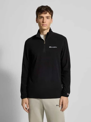 Sweter z polaru z kołnierzem zapinanym Champion