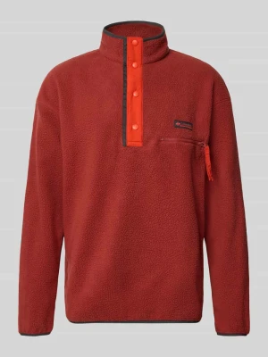 Sweter z polaru z naszywką z logo model 'Helvetia™ II' Columbia Bordowy