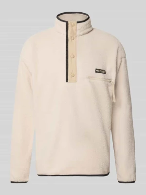 Sweter z polaru z naszywką z logo model 'Helvetia™ II' Columbia Kamienny