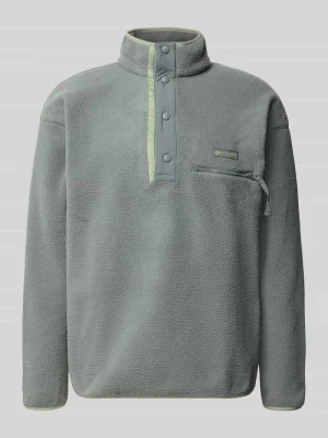 Sweter z polaru z naszywką z logo model 'Helvetia™ II' Columbia Oliwkowy