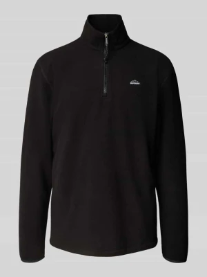 Sweter z polaru z wyhaftowanym logo i stójką Superdry
