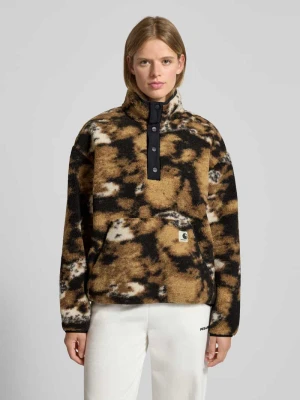 Sweter z polaru ze stójką i kieszenią kangurką model ‘ELLIOT’ Carhartt Work In Progress