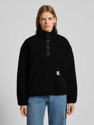 Sweter z polaru ze stójką i kieszenią kangurką model ‘ELLIOT’ Carhartt Work In Progress